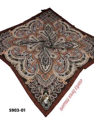 Dolce Desenli Bambu Eşarp