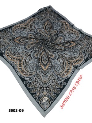 Dolce Desenli Bambu Eşarp