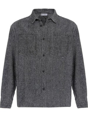 S13 Store Çift Cep Detaylı Oversize Oduncu Gömlek