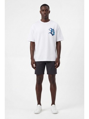 Blow Up Future Gen B Beyaz Oversize Erkek T-Shirt 141499