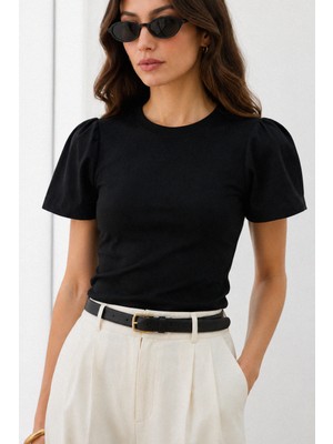Babokah Poplin Kollu T-Shirt