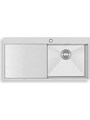 Crauf Via Lattea 6174 Inox Sol Damlalıklı Mutfak Evyesi