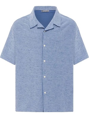 S13 Store Oversize Keten Gömlek