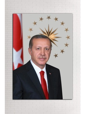 Moontime Alaçatı Recep Tayyip Erdoğan Başkan Erdoğan Rte Kanvas Tablo