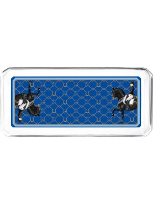 Moontime Alaçatı Equestrian Blue Cam Tabak