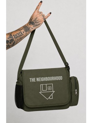 Fuddy Moda Unisex Rock Band The Neighbourhood Baskılı Postacı Çantası