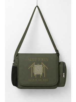 Fuddy Moda Unisex Rock Band Sleep Even In Arcadia Baskılı Postacı Çantası