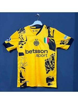 Candy Cup Inter 2024/25 Yeni Sezon Sarı Yetişkin Isimsiz Forması 2'li Set (Yellow)