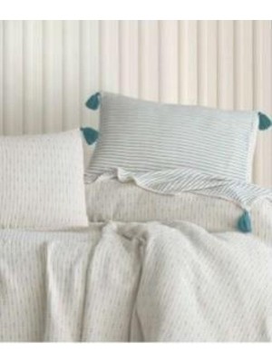 Melonika Şaheser Home Collection Yatak Örtüsü Çift Kişilik  Turkuaz