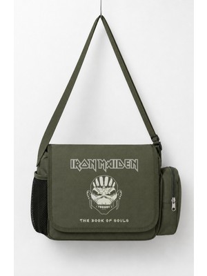 Fuddy Moda Unisex Rock Band Iron Maiden The Book Of Souls Baskılı Postacı Çantası