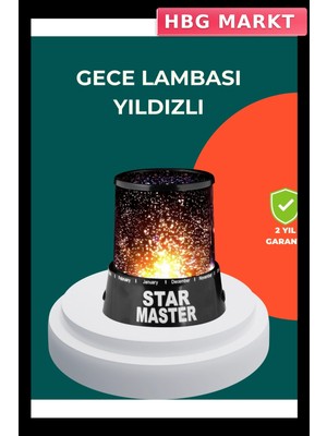 HBG Markt Galaxy Efektli LED Yıldız Projektör