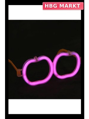 HBG Markt Mey Ithalat® Glow Stick Elma Gözlük - Glow Partisi Gözlüğü - Glow Stick Gözlük 12 Adet