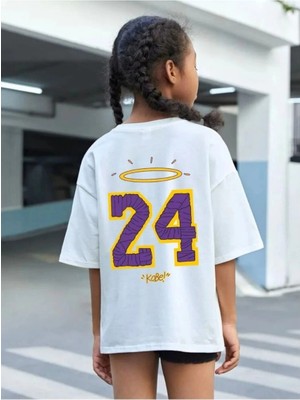 Tarz Yeri Çocuk Unisex Baskılı T-Shirt - Beyaz