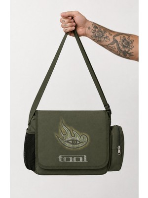 Fuddy Moda Unisex Rock Band Tool Lateralus Baskılı Postacı Çantası