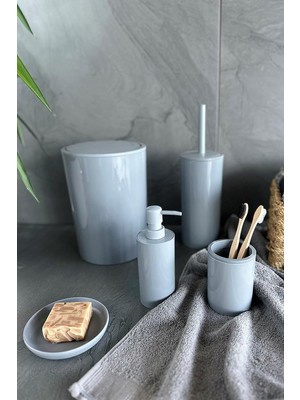 Asitan Flores 5li Banyo Seti-Gri