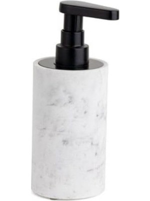 Asitan Sıvı Sabunluk Mermer Desenli/siyah Renk 190X73X88 mm