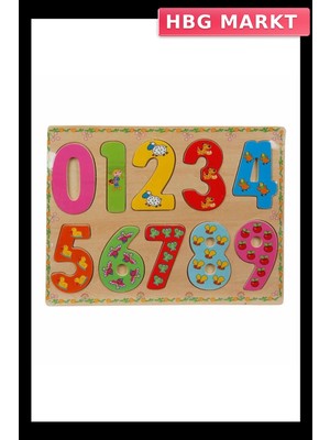 HBG Markt Mey Ithalat® 5215 -Puzzle Numbers 10 Parça