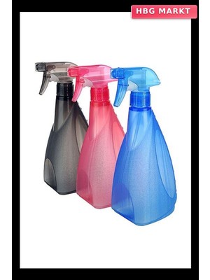 HBG Markt Çok Amaçlı Fısfıs Çiçek Sulama Plastik Su Sprey Şişesi 700 ml