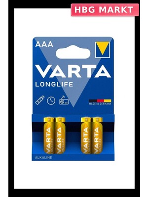 HBG Markt Mey Ithalat® Aaa 4'lü Ince Kalem Pil
