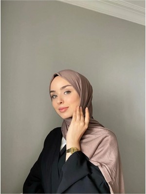 Moontime Alaçatı Viskon Penye Şal Koyu Vizon - Iç Göstermez, Terletmez, Kolay Kullanım, Ultra Konforlu