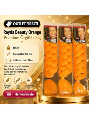 Melonika 3 Paket / Afrika Örgüsü ve Rasta Için Sen  Orange