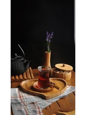 Moontime Alaçatı Bambu Kalp Detaylı Sunum