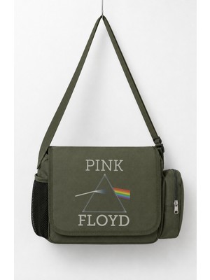 Fuddy Moda Unisex Rock Band Pink Floyd Baskılı Postacı Çantası