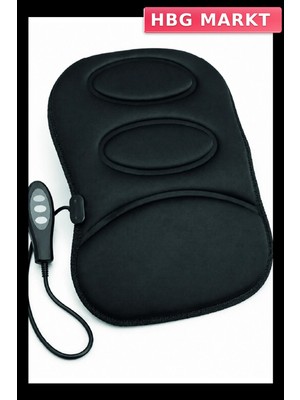 HBG Markt 3 Motorlu Masaj Minderi 9 Mod ve 8 Şiddet Seviyesi ile Sırt Bel ve Oturma B