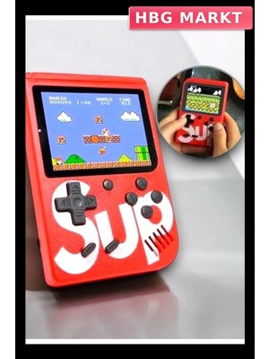 HBG Markt Sup El Konsolu 400 Oyunlu Mini Oyun Konsolu USB Bağlantılı