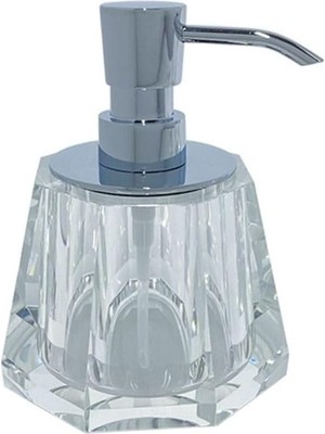 Asitan Kristal Sıvı Sabunluk Krom Renk 148X120X120 mm