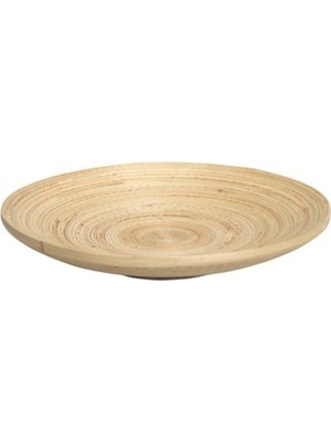 Moontime Alaçatı Dekoratif Tabak Bambu Çok Şık Kullanışlı Farklı
