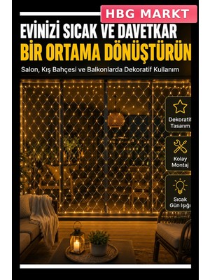 HBG Markt LED Aydınlatmalı Dekoratif Arka Plan Özel Davetler Için