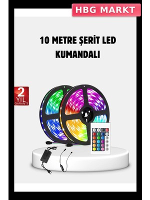 HBG Markt Mey Ithalat® Rgb Smart Şerit LED – Tv Arkası ve Dekoratif Alanlar Için Işık Şeridi