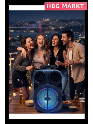 HBG Markt 6.5 Inç Bluetooth Hoparlör