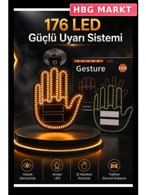 HBG Markt 176 LED Ampul ile Yüksek Görünürlük Sağlayan Araç Lambası