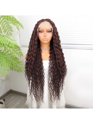 Melonika Afro Daa  Kahve Fiber Sen Tül Peruk