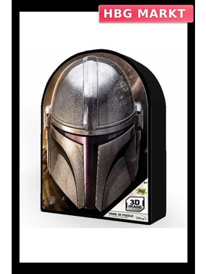 HBG Markt Mey Ithalat® The Mandalorian Metal Kutu Puzzle 300 Parça