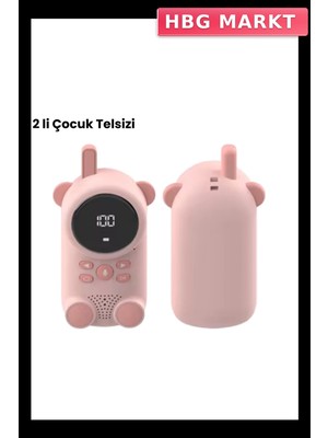HBG Markt Mey Ithalat® LCD Ekranlı Bebek M2 Telsizi