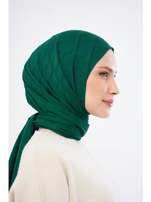 Moontime Alaçatı Sakafashion Su Yolu Pamuklu Jakarlı Şal