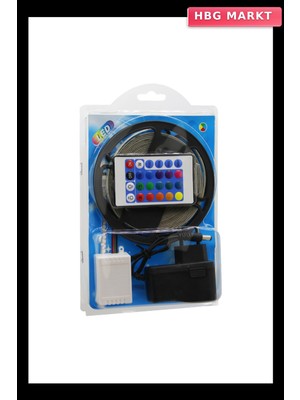 HBG Markt 5mt LED Rgb Kumandali Şerit
