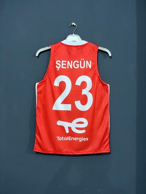 Mmt Spor Yeni Sezon Türkiye Basketbol 2025/2026 23 Numara  Yetişkin Kırmıızı Şengün
