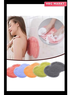 HBG Markt Çok Amaçlı Esnek Yumuşak Banyo El Ayak Vücut Plastik Duş Matı Plastik Banyo