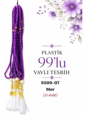 Sedef Plastik Vavlı Tesbih