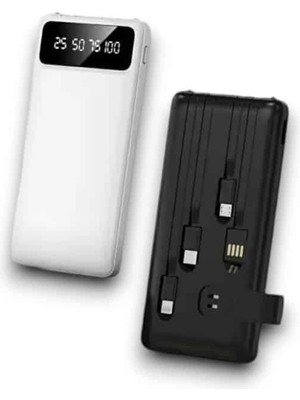 HBG Markt Hızlı Şarj Özellikli 4 Çıkışlı 20.000 Mah Powerbank Siyah