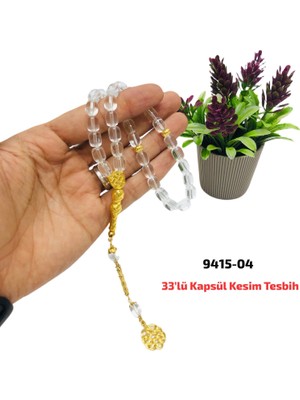 Sedef 33'lü Kapsül Kesim Tesbih