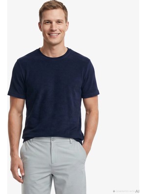 Nautica Erkek Lacivert Regular Fit T-Shirt V65369T.4NV