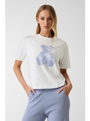 Guess  Stras Taşlı T-Shirt V6YI06K4273