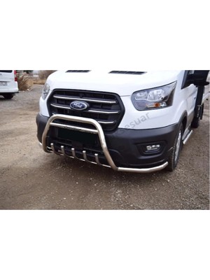 Moontime Alaçatı Ford Transit 2020 Sonrası Nemrut Bıyık Krom Ön Koruma