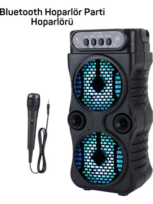 HBG Markt Taşınabilir Bluetooth Hoparlör 1200 Mah Batarya 3 Inç Sürücü
