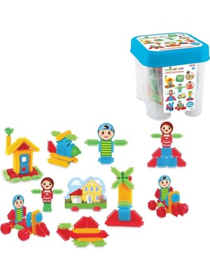 HBG Markt Mey Ithalat® 03324 Kaktüs Blokları 120 Parça